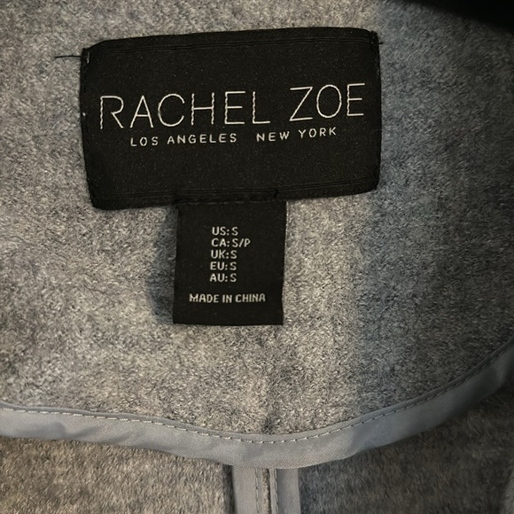 Rachel Zoe classic unlined wool one button coat - Picture 2 of 9